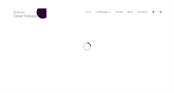 Desktop Screenshot of bodegascesarvelasco.com